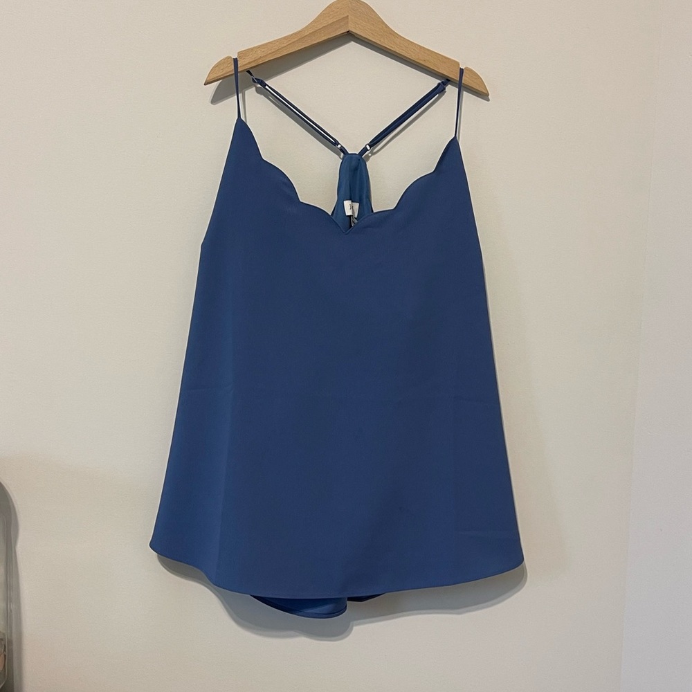 J Crew Scalloped Shell Top